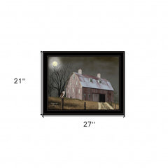 Midnight Moon 6 Black Framed Print Wall Art - Homeroots