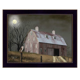Midnight Moon 7 Black Framed Print Wall Art - Homeroots