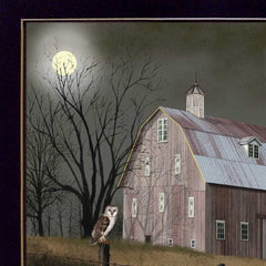 Midnight Moon 7 Black Framed Print Wall Art - Homeroots