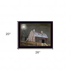 Midnight Moon 7 Black Framed Print Wall Art - Homeroots