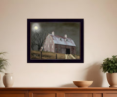Midnight Moon 7 Black Framed Print Wall Art - Homeroots