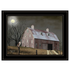 Midnight Moon 3 Black Framed Print Wall Art - Homeroots
