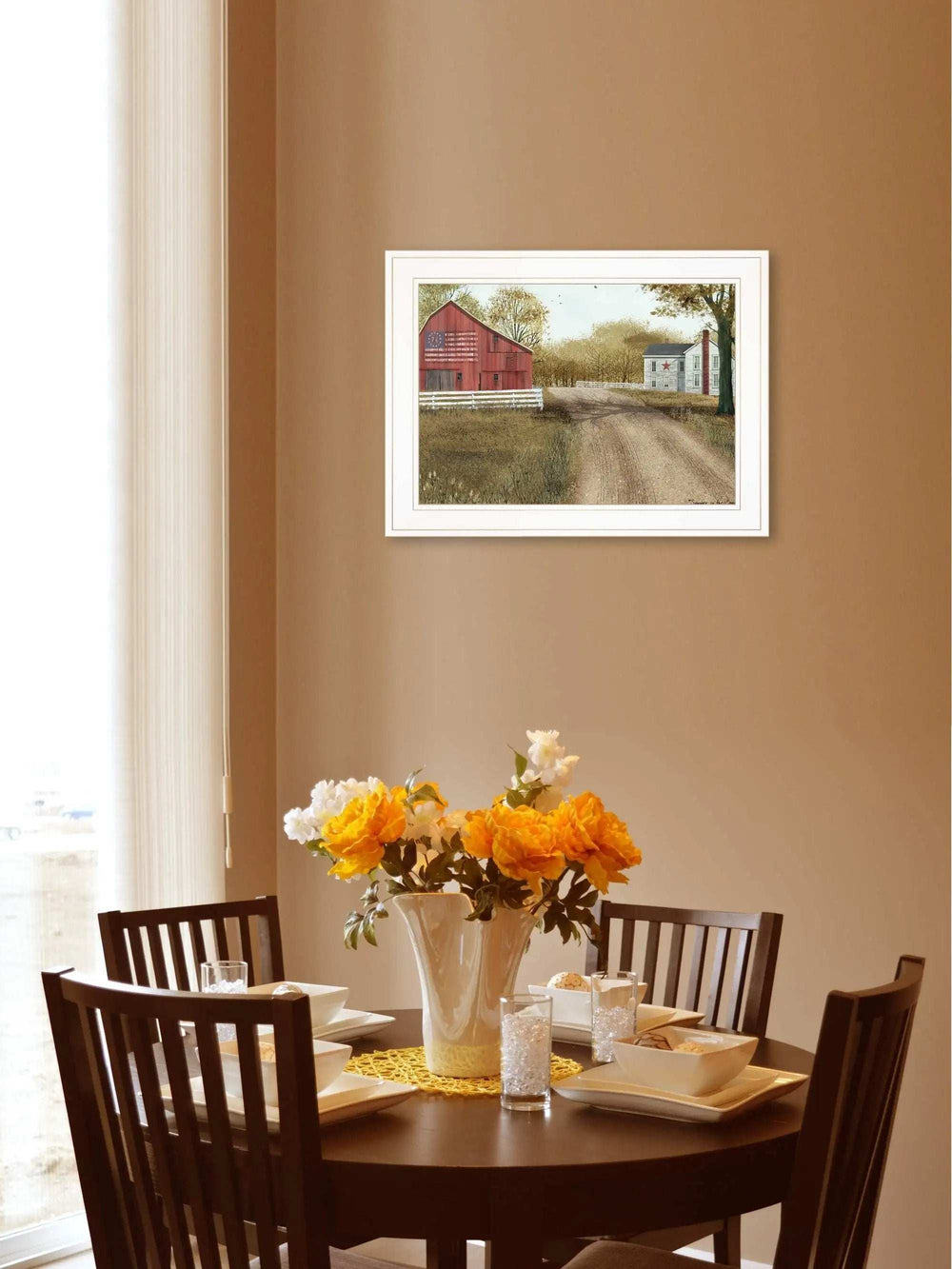 Summer in the Country 1 White Framed Print Wall Art - Homeroots - Flyclothing LLC