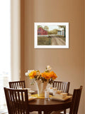 Summer in the Country 1 White Framed Print Wall Art - Homeroots