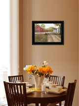 Summer in the Country 2 Black Framed Print Wall Art - Homeroots - Flyclothing LLC