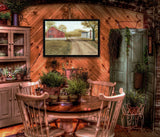 Summer In The Country 6 Black Framed Print Wall Art - Homeroots - Flyclothing LLC