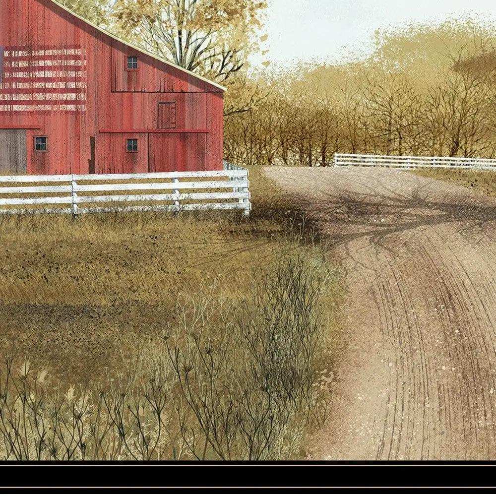 Summer In The Country 6 Black Framed Print Wall Art - Homeroots - Flyclothing LLC