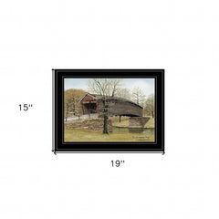The Old Humpback Bridge 2 Black Framed Print Wall Art - Homeroots