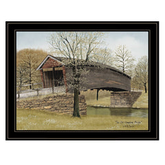 The Old Humpback Bridge 4 Black Framed Print Wall Art - Homeroots