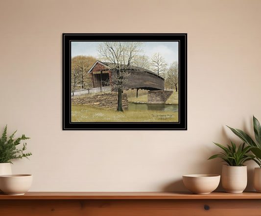 The Old Humpback Bridge 4 Black Framed Print Wall Art - Homeroots