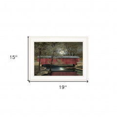 Warm Summers Eve 1 White Framed Print Wall Art