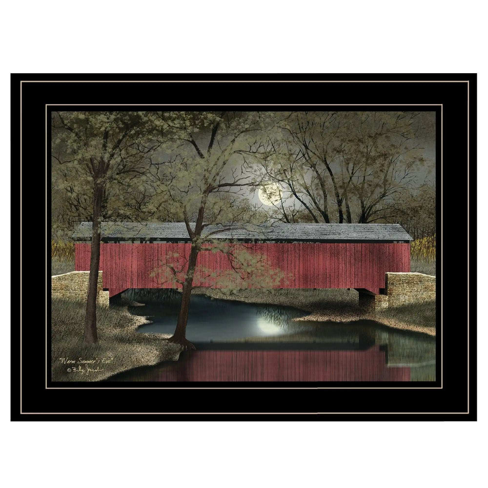 Warm Summers Eve 2 Black Framed Print Wall Art - Homeroots - Flyclothing LLC