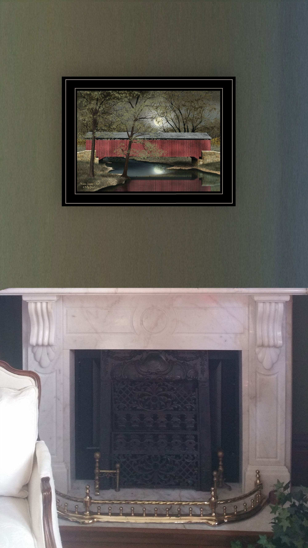 Warm Summers Eve 2 Black Framed Print Wall Art - Homeroots - Flyclothing LLC