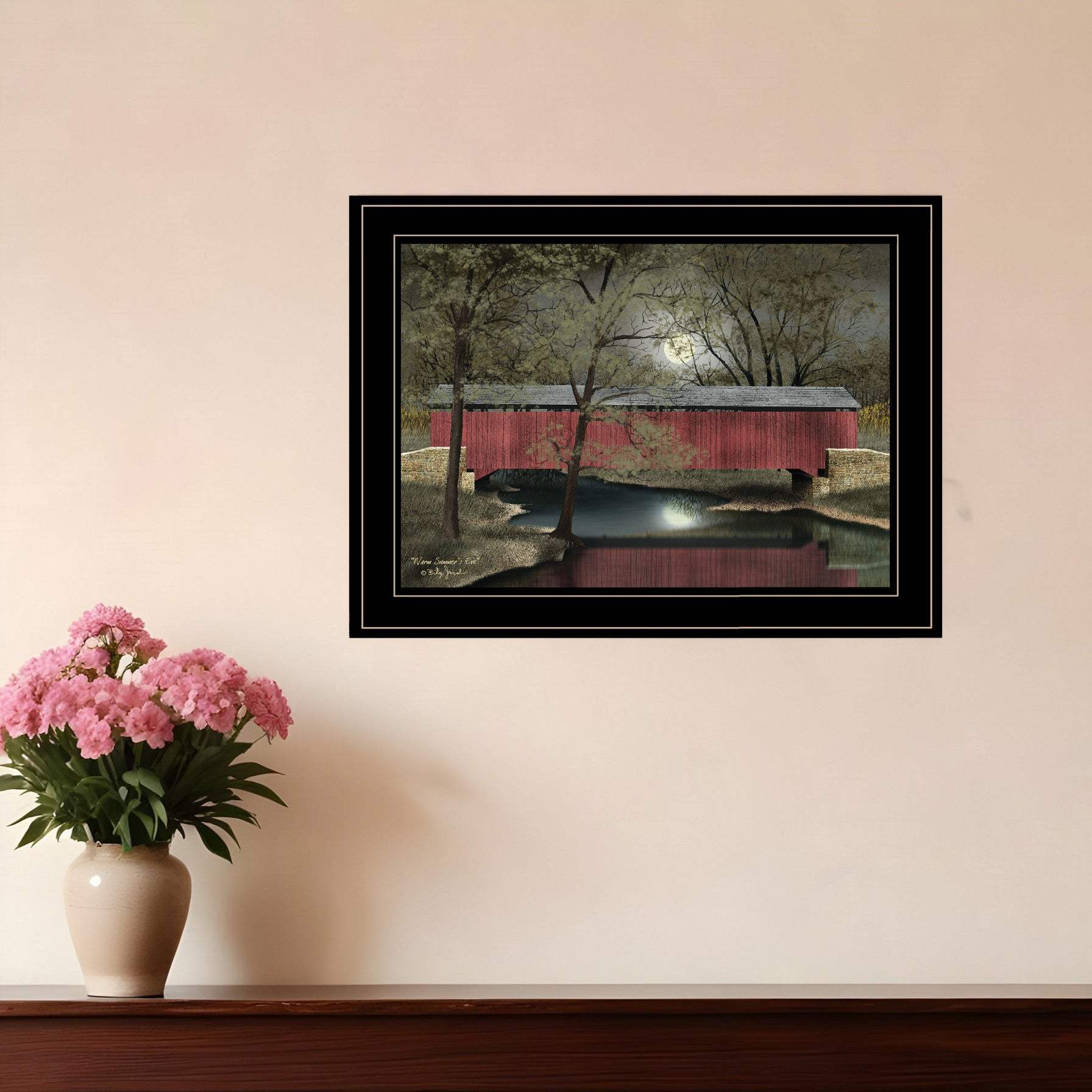 Warm Summers Eve 2 Black Framed Print Wall Art - Homeroots - Flyclothing LLC