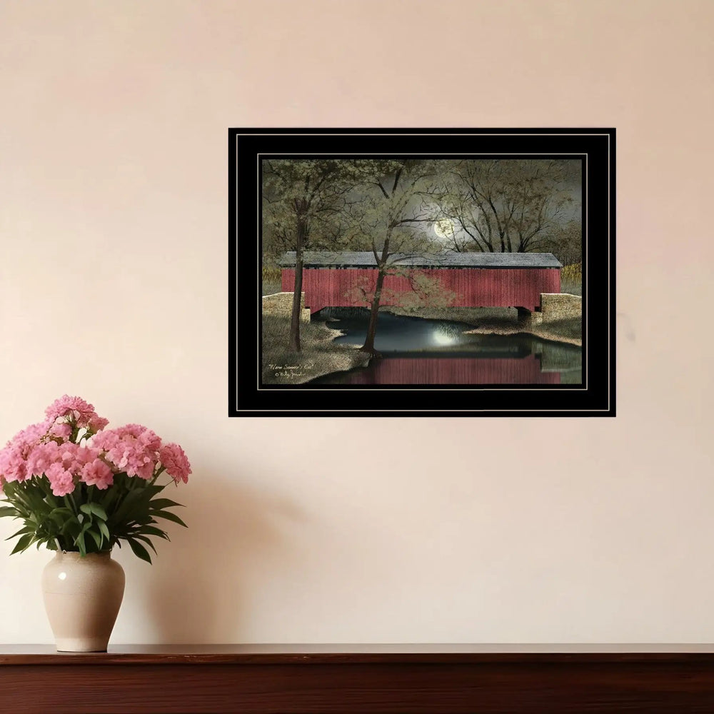 Warm Summers Eve 2 Black Framed Print Wall Art - Homeroots