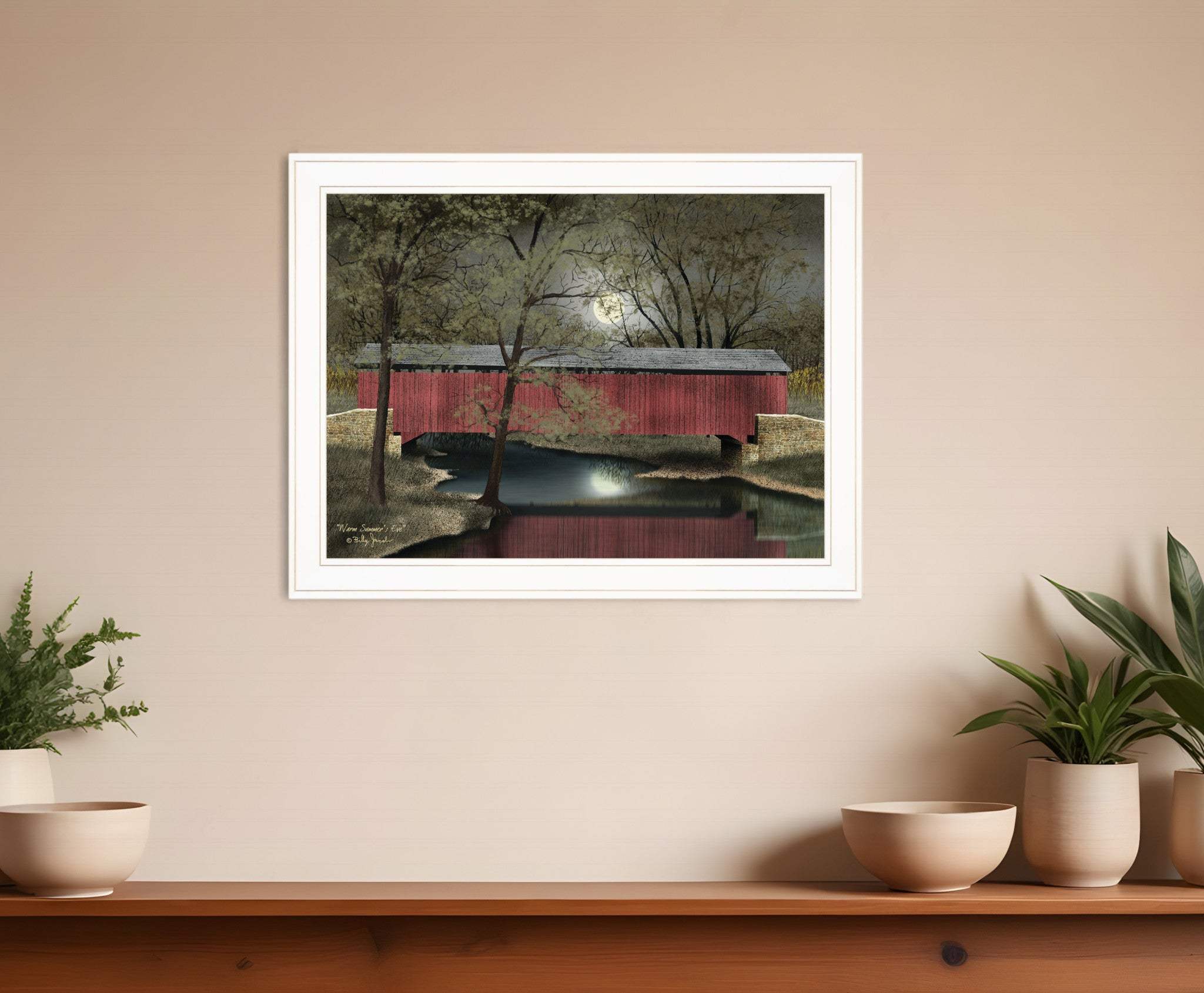Warm Summers Eve 5 White Framed Print Wall Art - Homeroots - Flyclothing LLC