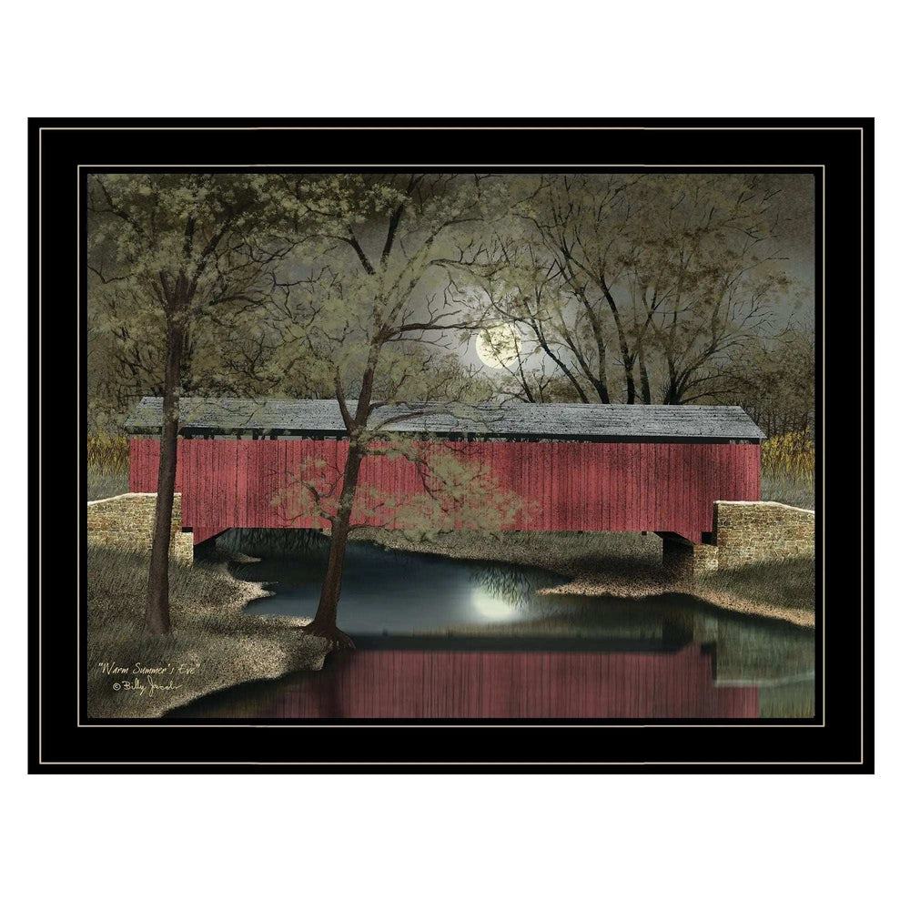 Warm Summers Eve 6 Black Framed Print Wall Art - Homeroots - Flyclothing LLC