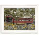Pottersburg Bridge 1 White Framed Print Wall Art - Homeroots