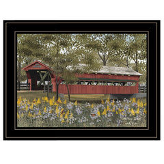 Pottersburg Bridge 2 Black Framed Print Wall Art - Homeroots