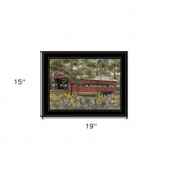 Pottersburg Bridge 2 Black Framed Print Wall Art - Homeroots