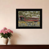 Pottersburg Bridge 2 Black Framed Print Wall Art - Homeroots