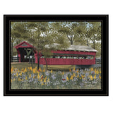 Pottersburg Bridge 5 Black Framed Print Wall Art - Homeroots