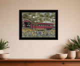 Pottersburg Bridge 5 Black Framed Print Wall Art - Homeroots