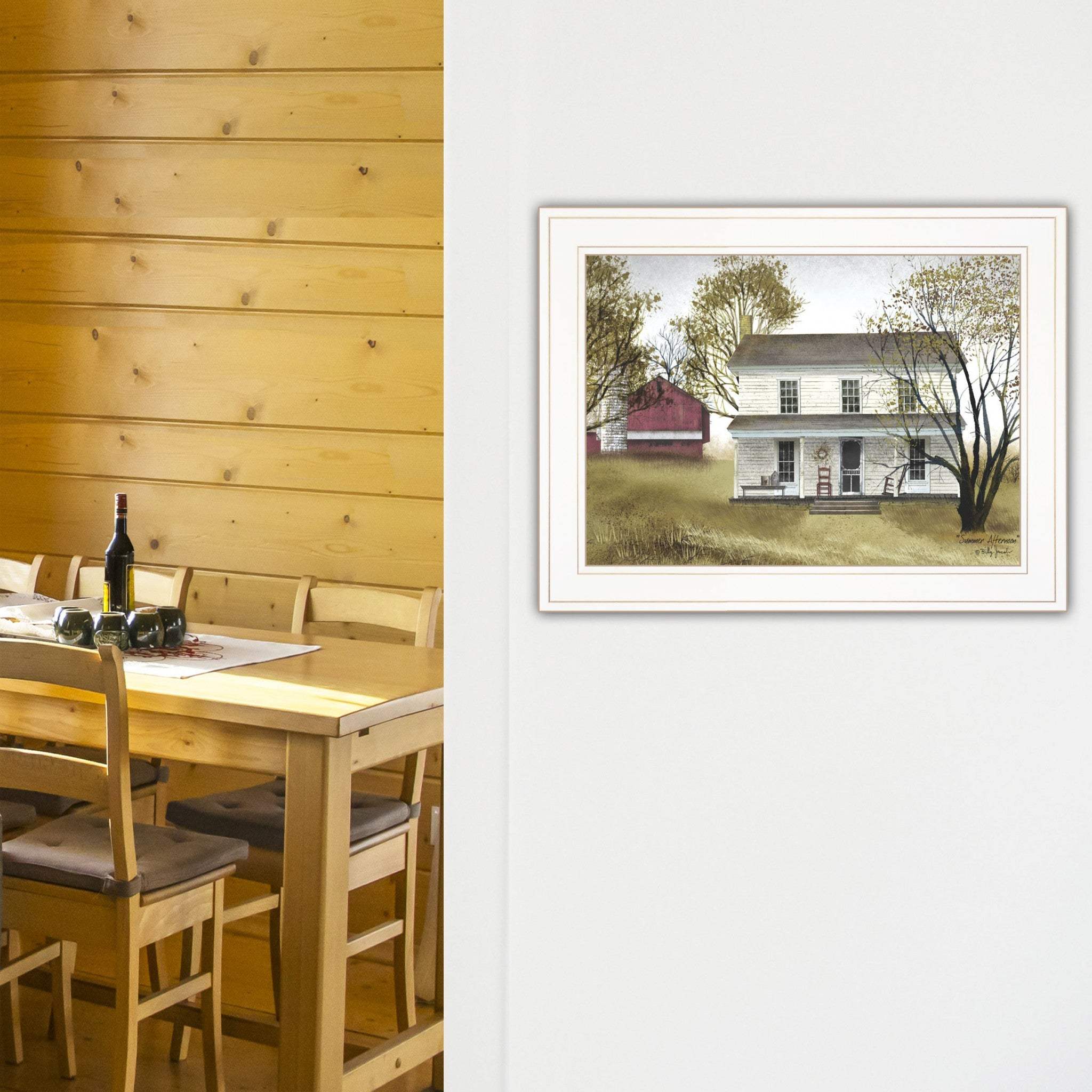 Summer Afternoon 2 White Framed Print Wall Art - Homeroots - Flyclothing LLC