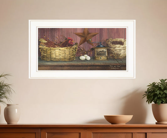 Rise and Shine 1 White Framed Print Wall Art - Homeroots