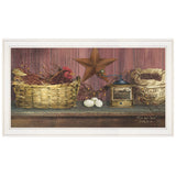 Rise and Shine 11 White Framed Print Wall Art - Homeroots