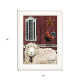 Good Morning 1 White Framed Print Wall Art - Homeroots - Flyclothing LLC