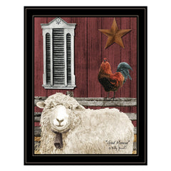 Good Morning 4 Black Framed Print Wall Art - Homeroots