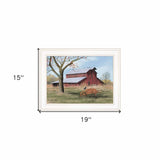 Summers End 1 White Framed Print Wall Art - Homeroots - Flyclothing LLC