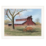 Summers End 3 White Framed Print Wall Art - Homeroots