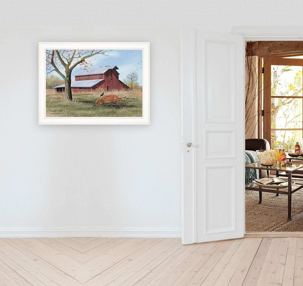 Summers End 3 White Framed Print Wall Art - Homeroots - Flyclothing LLC