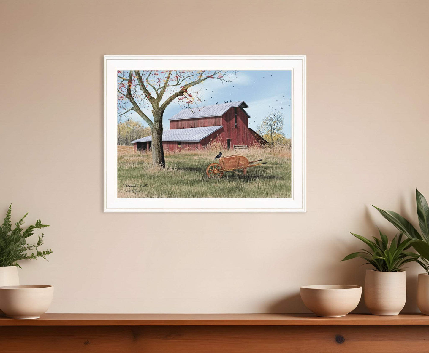 Summers End 3 White Framed Print Wall Art - Homeroots - Flyclothing LLC