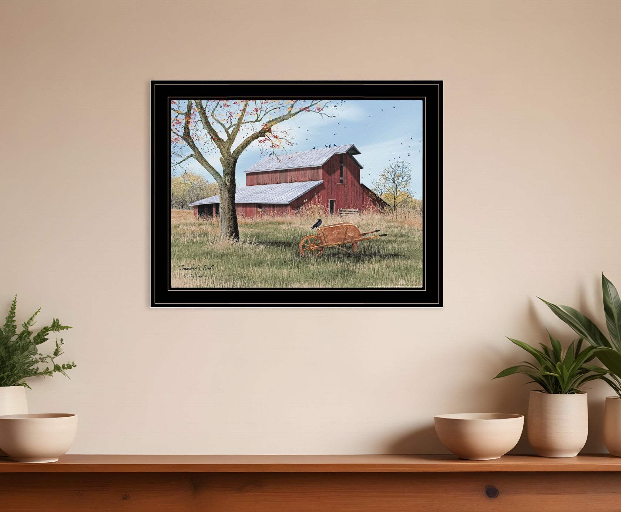 Summers End 4 Black Framed Print Wall Art - Homeroots - Flyclothing LLC