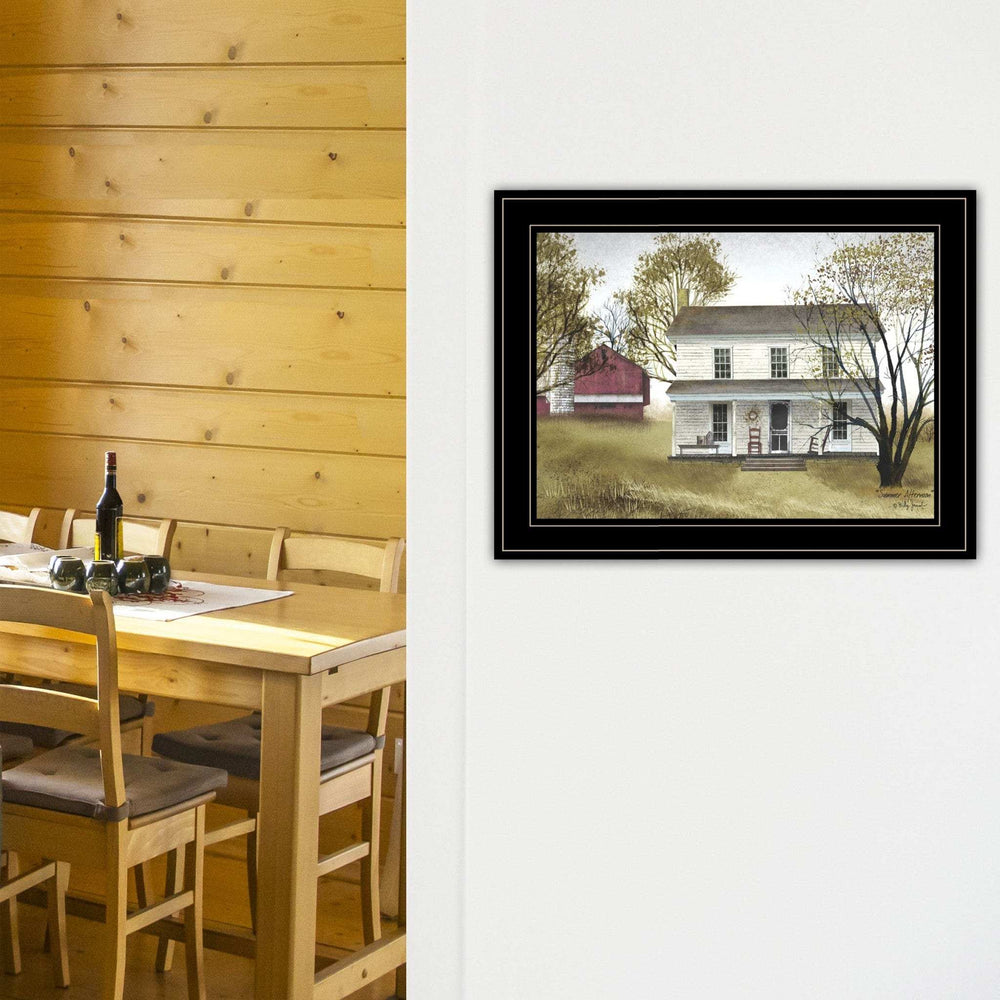 Summer Afternoon 1 Black Framed Print Wall Art - Homeroots - Flyclothing LLC