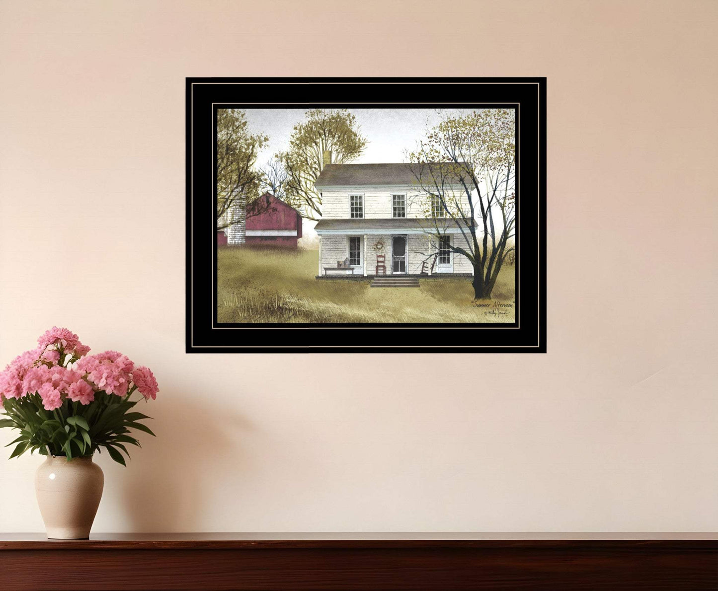 Summer Afternoon 1 Black Framed Print Wall Art - Homeroots - Flyclothing LLC