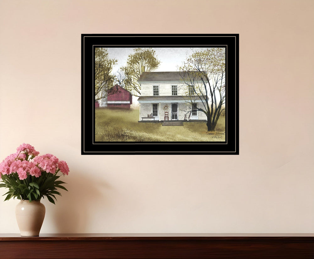 Summer Afternoon 1 Black Framed Print Wall Art - Homeroots