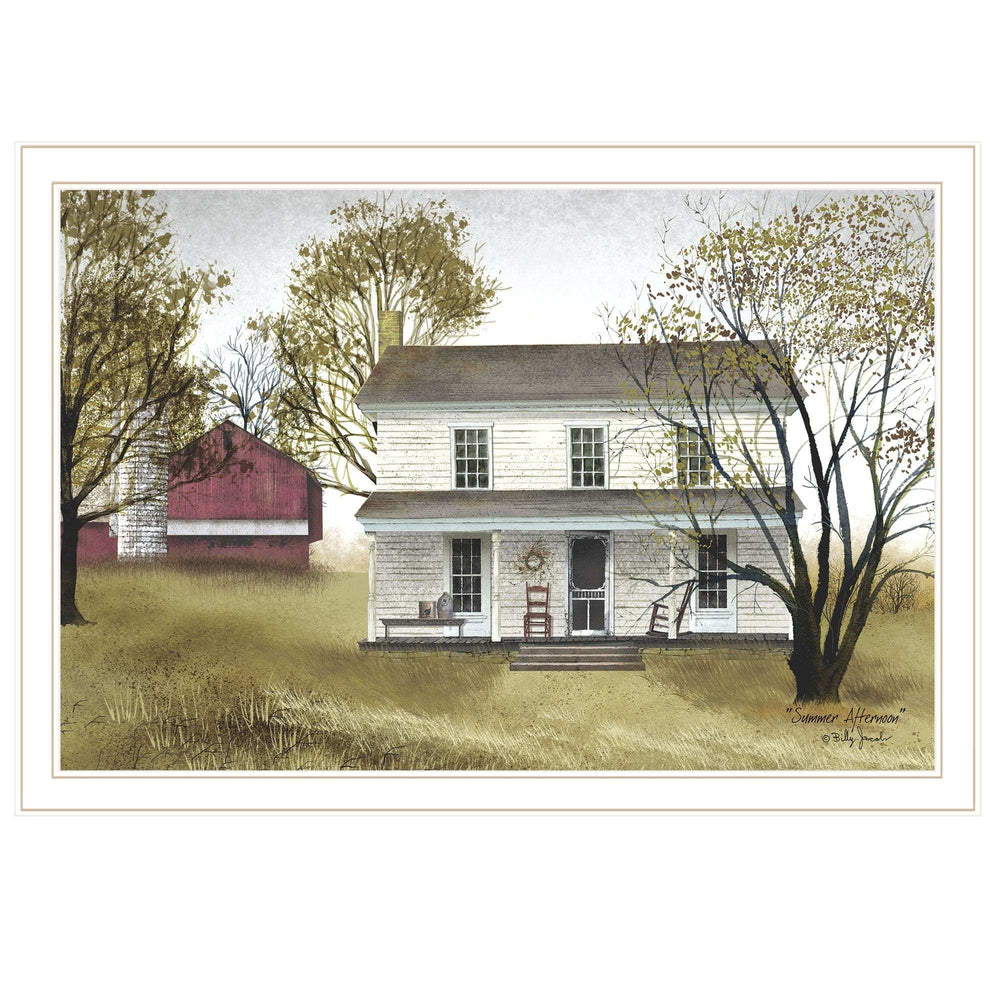 Summer Afternoon 3 White Framed Print Wall Art - Homeroots - Flyclothing LLC