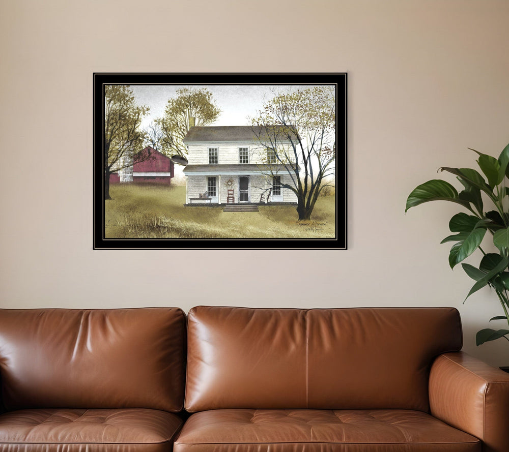 Summer Afternoon 4 Black Framed Print Wall Art - Homeroots