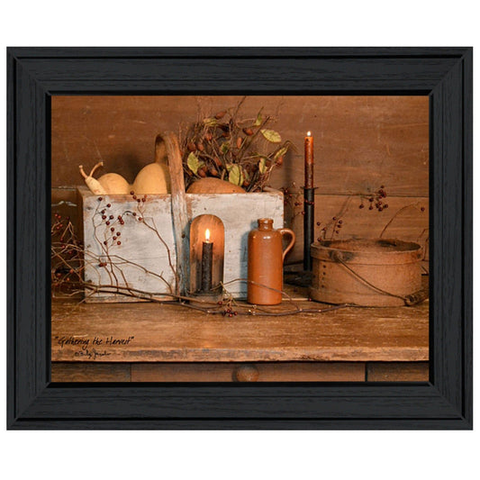 Gathering the Harvest 4 Black Framed Print Kitchen Wall Art - Homeroots