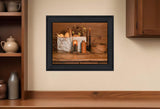 Gathering the Harvest 4 Black Framed Print Kitchen Wall Art - Homeroots - Flyclothing LLC