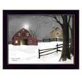 Light in the Stable 2 Black Framed Print Wall Art - Homeroots