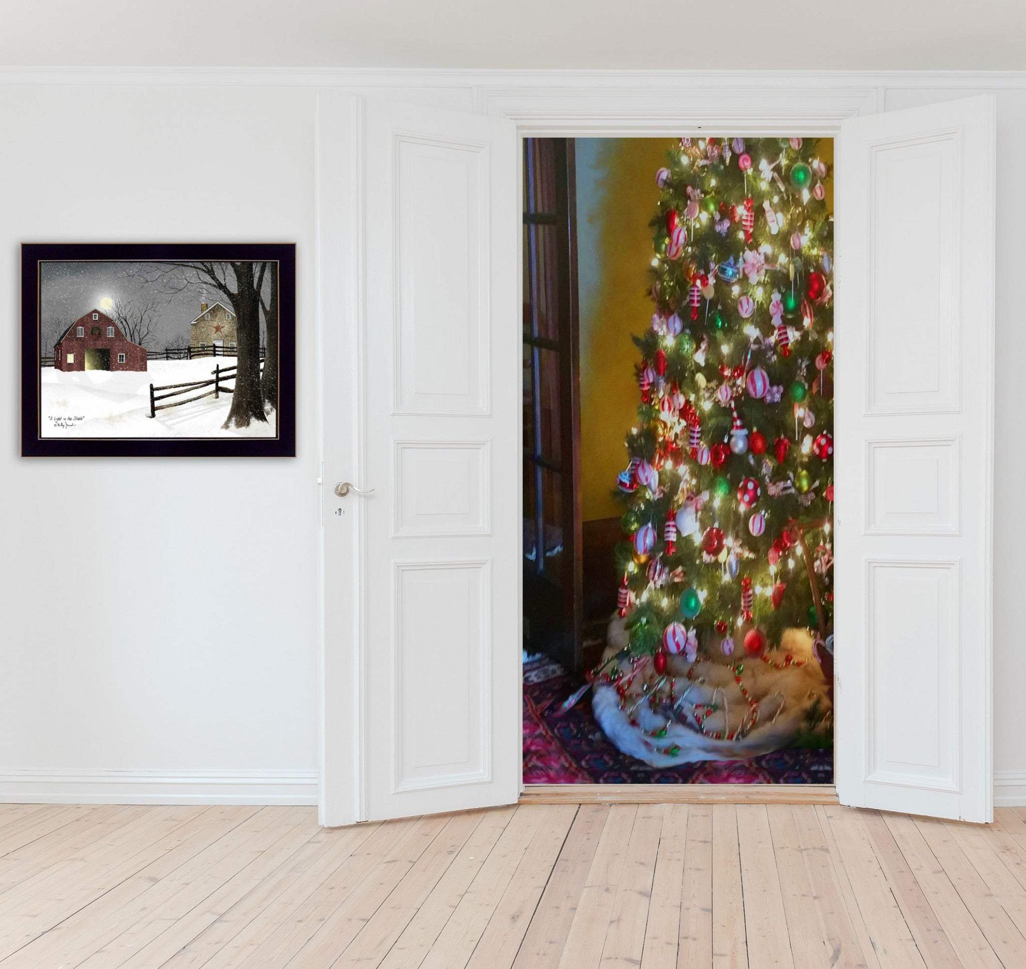 Light in the Stable 2 Black Framed Print Wall Art - Homeroots - Flyclothing LLC