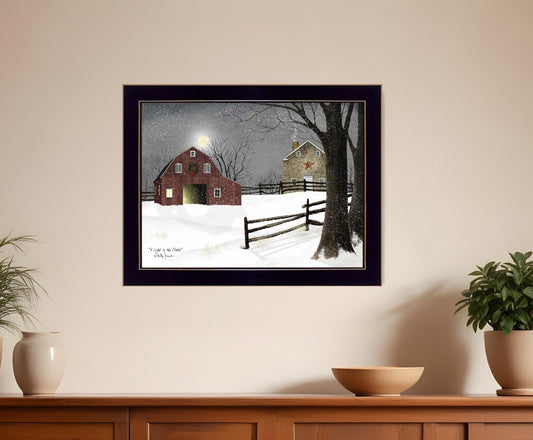 Light in the Stable 2 Black Framed Print Wall Art - Homeroots