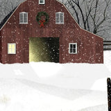 Light in the Stable 3 White Framed Print Wall Art - Homeroots