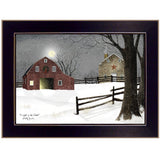 Light in the Stable 4 Black Framed Print Wall Art - Homeroots