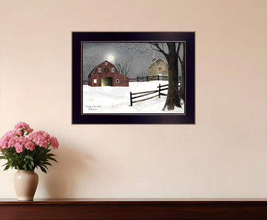 Light in the Stable 4 Black Framed Print Wall Art - Homeroots